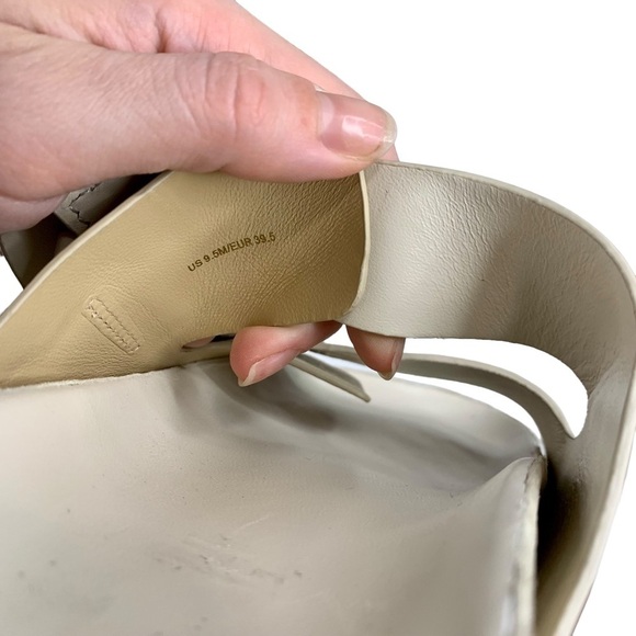 Vince Glyn Leather & Suede Slide Sandals - Picture 6 of 6